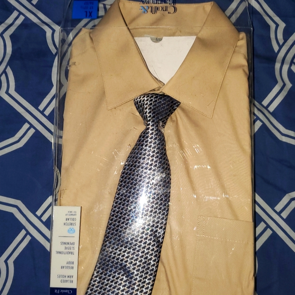 Croft & Barrow Classic Fit LS Shirt & Tie
